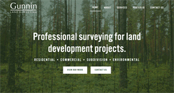 Desktop Screenshot of gunninlandsurveying.com